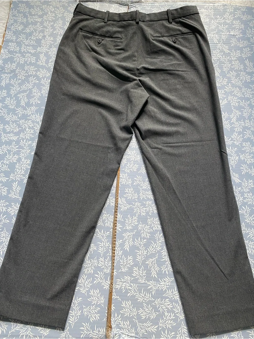 Uniqlo Men's Dark Charcoal Drawstring Dress Pants